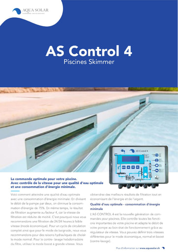 AS Control 4 brochure FR