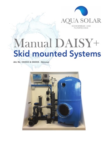 DAISY+ Panel Manual ref 044003 & 044004